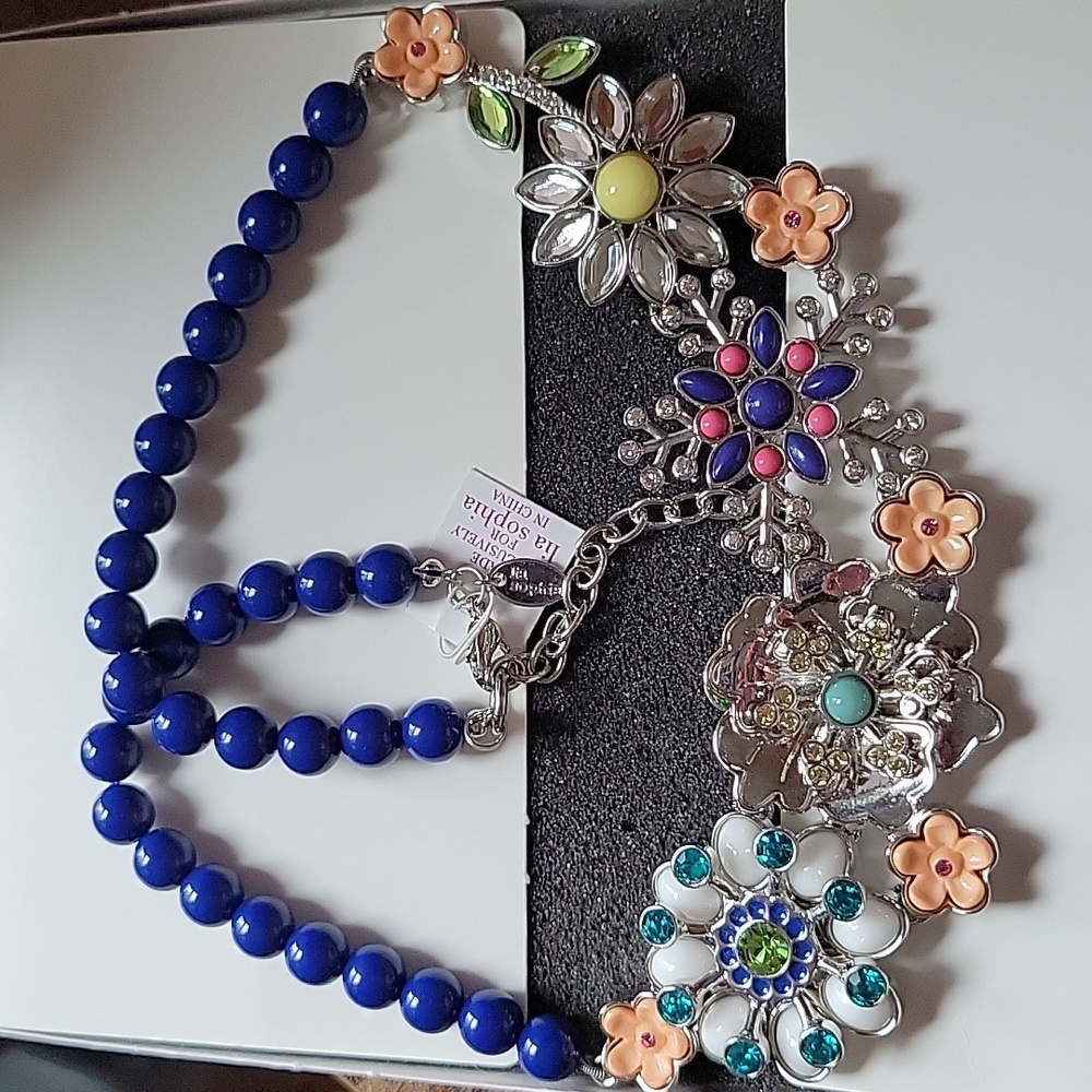 Lia Sophia full bloom 16-19" necklace 33L73 NIB